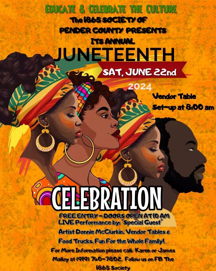 Juneteenth Celebration wirh 1865 Society
